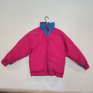 VTG Woolrich Women's Nylon Down Puffer Jacket Pink Size small